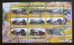 Poštovní známky Džibutsko 2010 Lokomotivy Mi# N/N