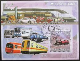 Poštovní známka Guinea-Bissau 2006 Lokomotivy Mi# 3385 Kat 12€