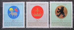 Poštovní známky Lichtenštejnsko 1970 Erby Mi# 533-35