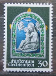 Poštovní známka Lichtenštejnsko 1971 Vánoce, plastika, Andrea della Robbia Mi# 555
