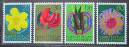 Poštovní známky Lichtenštejnsko 1972 Flóra Mi# 560-63 Kat 5€