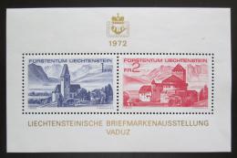 Poštovní známky Lichtenštejnsko 1972 Výstava LIBA Mi# Block 9
