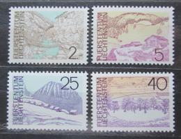 Poštovní známky Lichtenštejnsko 1973 Místní krajina Mi# 596-99 Kat 5.50€