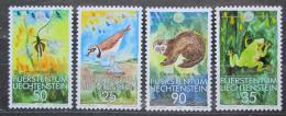 Poštovní známky Lichtenštejnsko 1989 Chránìná fauna, WWF Mi# 967-70