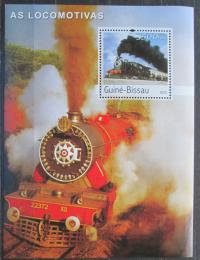 Poštovní známka Guinea-Bissau 2003 Parní lokomotivy Mi# Block 433 Kat 14€