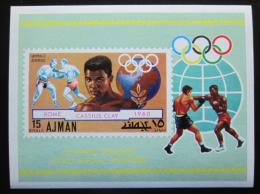 Poštovní známka Adžmán 1971 Box, Cassius Clay Mi# Block 308 Kat 7.50€