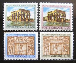 Poštovní známky Vatikán 1964 Ochrana památek v Núbii Mi# 446-49