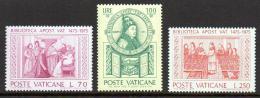 Poštovní známky Vatikán 1975 Vatikánská knihovna, 500. výroèí Mi# 667-69 - zvìtšit obrázek