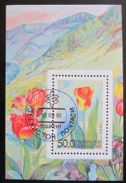 Poštovní známka Uzbekistán 1993 Tulipán Mi# Block 2