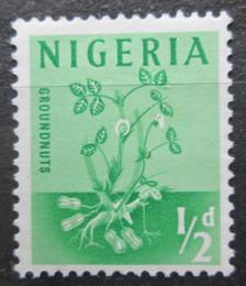Poštovní známka Nigérie 1961 Podzemnice olejná Mi# 92