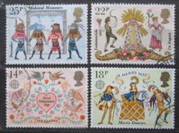 Poštovní známky Velká Británie 1981 Evropa CEPT, folklór Mi# 867-70