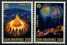 Poštovní známky San Marino 1981 Evropa CEPT Mi# 1225-26