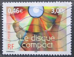 Potovn znmka Francie 2001 Kompaktn disk Mi# 3513