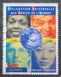 Poštovní známka Francie 1998 Deklarace lidských práv, 50. výroèí Mi# 3351