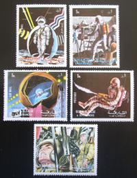 Poštovní známky Šardžá 1972 Mise Apollo 17 Mi# 988-92
