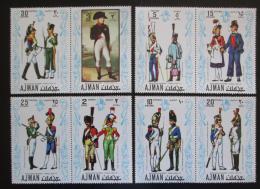 Poštovní známky Adžmán 1971 Napoleonské uniformy Mi# 685-92