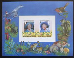 Poštovní známky Montserrat 1986 Královna Matka Mi# Block 31