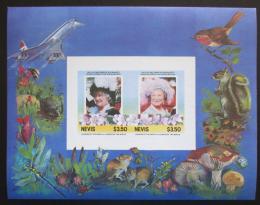 Poštovní známky Nevis 1986 Královna Matka Mi# Block 6