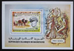 Poštovní známka Mauritánie 1977 Nobelova cena, George Marshall Mi# Block 17