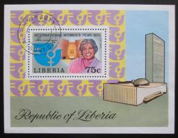 Poštovní známka Libérie 1975 Mezinárodní rok žen Mi# Block 75