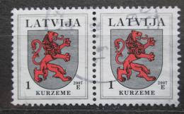 Poštovní známky Lotyšsko 2007 Znak Kurzeme pár Mi# 371 D X