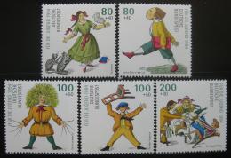 Poštovní známky Nìmecko 1994 Postavy z dìtské knihy Mi# 1726-30 Kat 15€