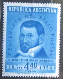 Poštovní známka Argentina 1956 Juan Gregorio Pujol Mi# 641