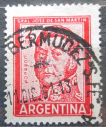 Poštovní známka Argentina 1961 Generál Jose de San Martín Mi# 765