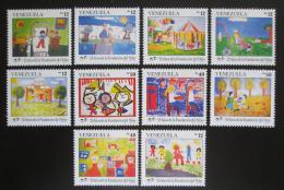 Poštovní známky Venezuela 1991 Dìtské kresby Mi# 2685-94 Kat 12€