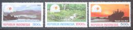 Potovn znmky Indonsie 1992 Turistick zajmavosti Mi# 1413-15