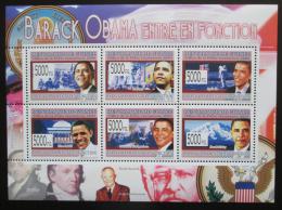 Poštovní známky Guinea 2009 Prezident Barack Obama Mi# 6547-52 Kat 12€ 