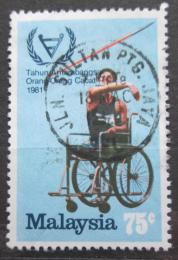 Poštovní známka Malajsie 1981 Mezinárodní rok postižených Mi# 221