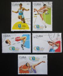 Poštovní známky Kuba 1992 MS v lehké atletice Mi# 3608-12