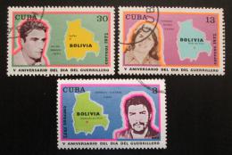 Poštovní známky Kuba 1972 Guerrilla, Che Guevara Mi# 1813-15