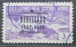 Poštovní známka Venezuela 1937 Alegorie letu pøetisk Mi# 229 Kat 15€