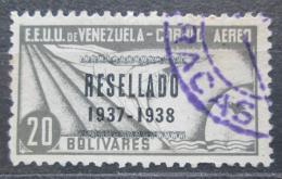 Poštovní známka Venezuela 1937 Alegorie letu pøetisk RARITA Mi# 231 Kat 60€
