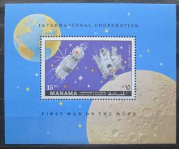 Poštovní známka Manáma 1970 Vesmírná spolupráce Mi# Block 53 A Kat 16€
