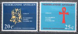 Potovn znmky Nizozemsk Antily 1963 Zdravotnick kongres Mi# 128-29 - zvtit obrzek