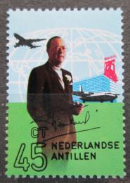 Poštovní známka Nizozemské Antily 1971 Princ Bernard a letadla Mi# 234