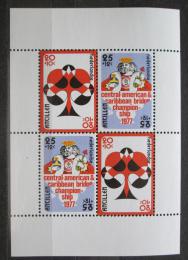 Poštovní známky Nizozemské Antily 1977 Bridž, hrací karty Mi# Block 4
