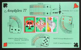 Poštovní známky Nizozemské Antily 1977 Bridž, hrací karty Mi# Block 5