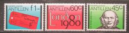 Potovn znmky Nizozemsk Antily 1980 Rowland Hill Mi# 419-21 - zvtit obrzek