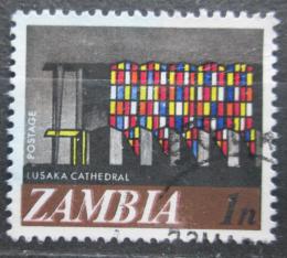Potovn znmka Zambie 1968 Okno katedrly v Lusace Mi# 39 - zvtit obrzek