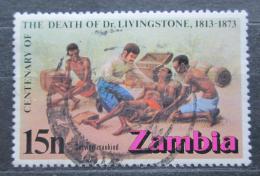 Poštovní známka Zambie 1973 David Livingstone Mi# 106