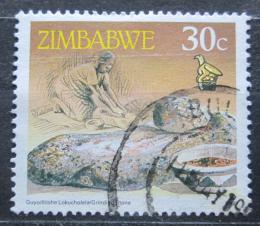 Poštovní známka Zimbabwe 1990 Mlecí kámen Mi# 429