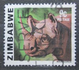 Poštovní známka Zimbabwe 1980 Nosorožec Mi# 232