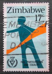 Potovn znmka Zimbabwe 1981 Mezinrodn rok postiench Mi# 254