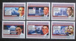 Poštovní známky Guinea 2009 Prezident Barack Obama Mi# 6547-52 Kat 12€