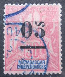 Poštovní známka Madagaskar 1902 Koloniální alegorie pøetisk Mi# 49 Kat 5€