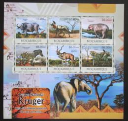 Poštovní známky Mosambik 2012 Fauna NP Kruger Mi# Mi# 6048-53 Kat 14€